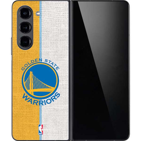 NBA Golden State Warriors Canvas Galaxy Z Fold5 5G Skin