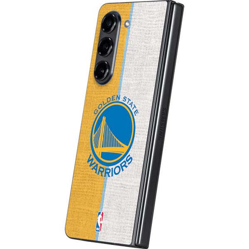 NBA Golden State Warriors Canvas Galaxy Z Fold5 5G Skin