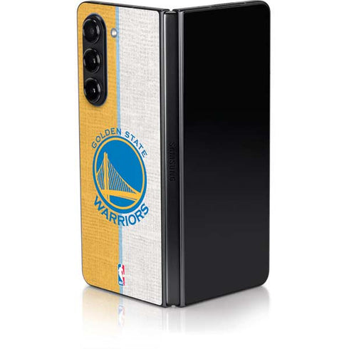 NBA Golden State Warriors Canvas Galaxy Z Fold5 5G Skin