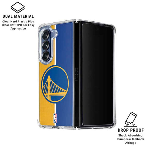 NBA Golden State Warriors Canvas Galaxy Z Fold6 Clear Case