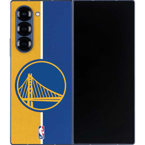 NBA Golden State Warriors Canvas Galaxy Z Fold6 Skin