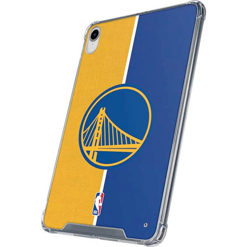 NBA Golden State Warriors Canvas iPad 11th Gen (2025) Clear Case