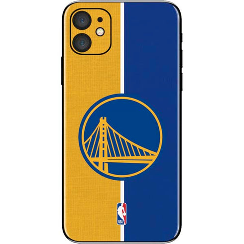 NBA Golden State Warriors Canvas iPhone 11 Skin