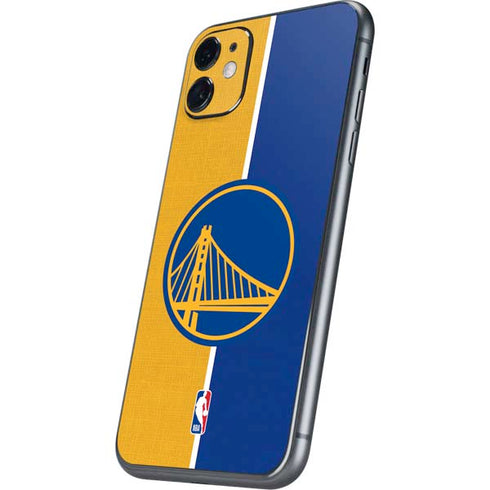 NBA Golden State Warriors Canvas iPhone 11 Skin