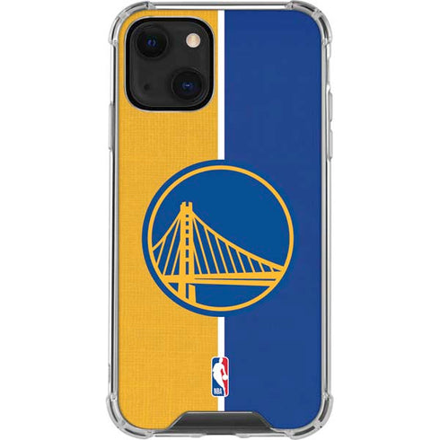 NBA Golden State Warriors Canvas iPhone 14 Clear Case