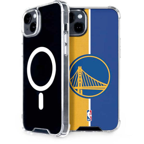 NBA Golden State Warriors Canvas iPhone 14 Plus MagSafe Case