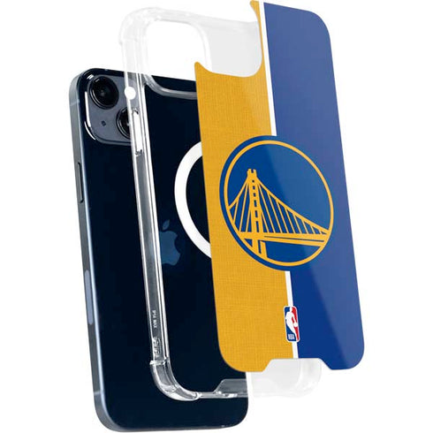 NBA Golden State Warriors Canvas iPhone 14 Plus MagSafe Case