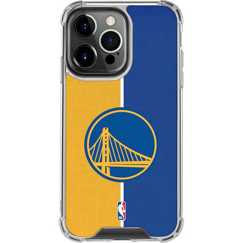 NBA Golden State Warriors Canvas iPhone 14 Pro Clear Case