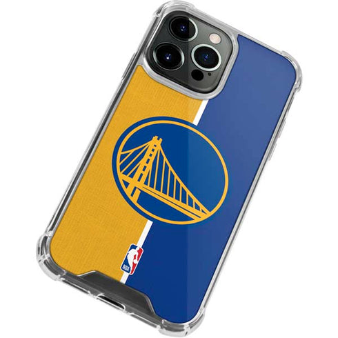 NBA Golden State Warriors Canvas iPhone 14 Pro Clear Case