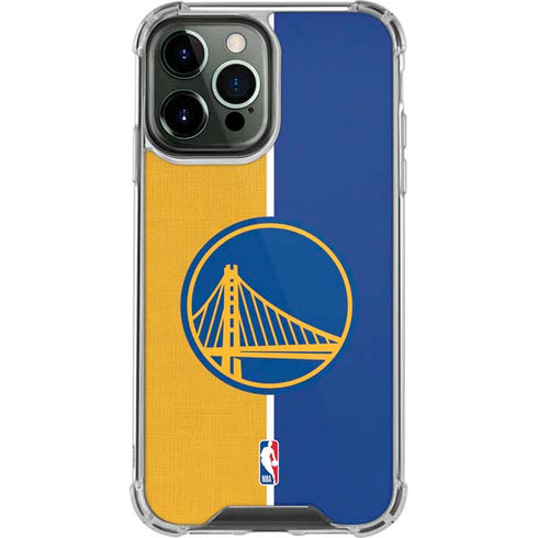 NBA Golden State Warriors Canvas iPhone 14 Pro Max Clear Case