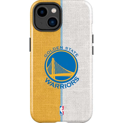 NBA Golden State Warriors Canvas iPhone 15 Impact Case