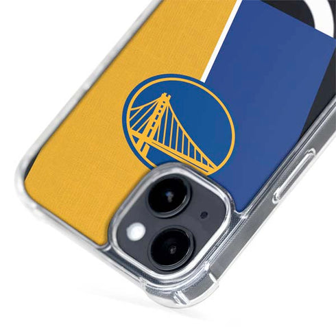 NBA Golden State Warriors Canvas iPhone 15 Plus MagSafe Case
