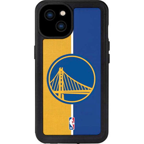 NBA Golden State Warriors Canvas iPhone 15 Plus Waterproof Case