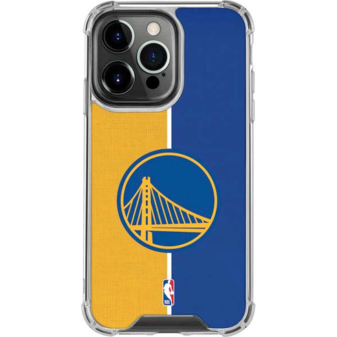 NBA Golden State Warriors Canvas iPhone 15 Pro Clear Case