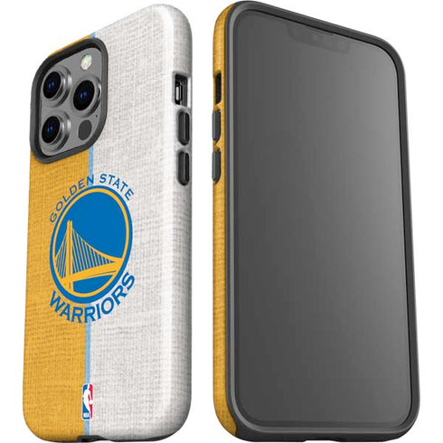 NBA Golden State Warriors Canvas iPhone 15 Pro Impact Case