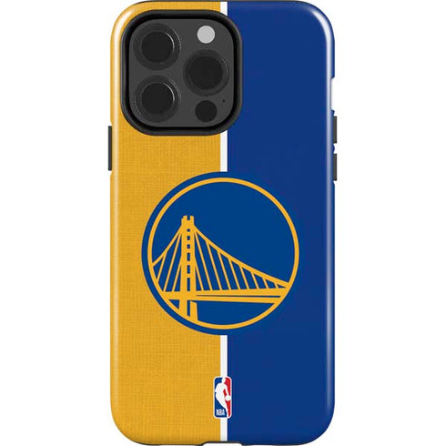 NBA Golden State Warriors Canvas iPhone 15 Pro Impact Case