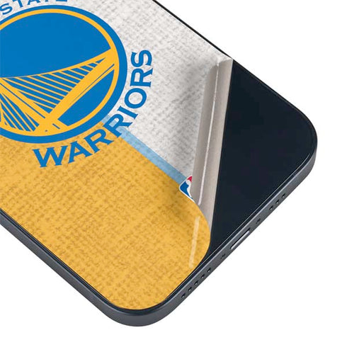 NBA Golden State Warriors Canvas iPhone 15 Skin