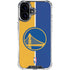 NBA Golden State Warriors Canvas iPhone 16 Plus Clear Case
