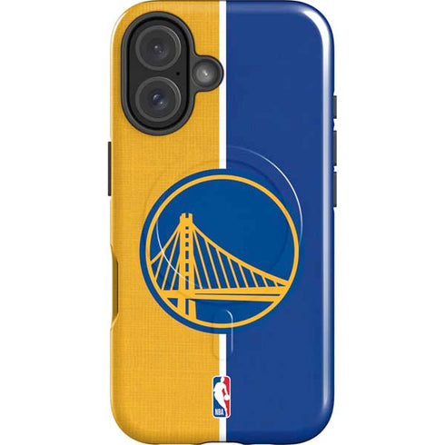 NBA Golden State Warriors Canvas iPhone 16 Plus Magsafe Impact Case