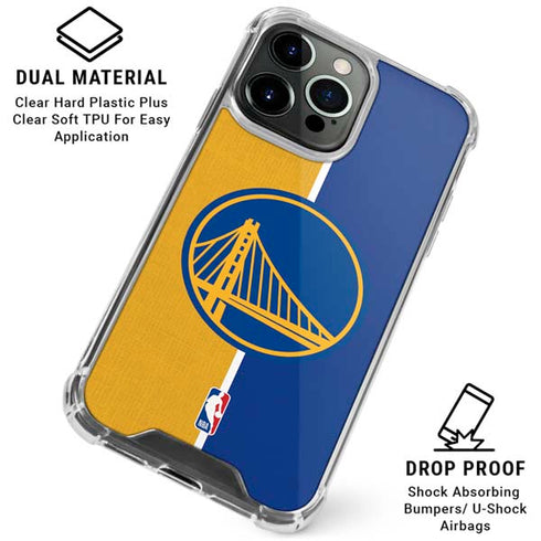 NBA Golden State Warriors Canvas iPhone 16 Pro Clear Case