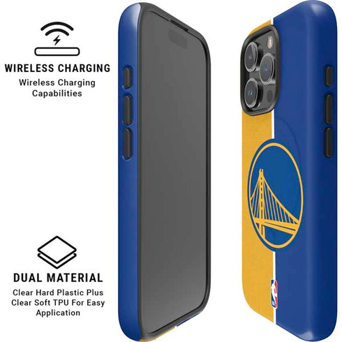 NBA Golden State Warriors Canvas iPhone 16 Pro Magsafe Impact Case