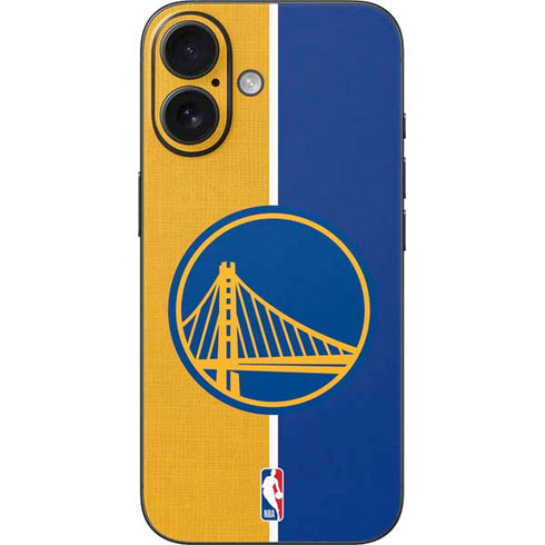 NBA Golden State Warriors Canvas iPhone 16 Skin