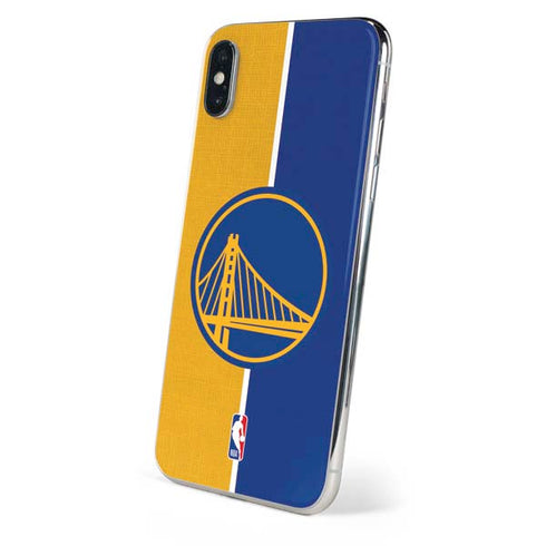 NBA Golden State Warriors Canvas iPhone X Skin