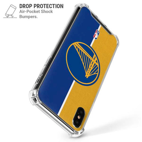 NBA Golden State Warriors Canvas iPhone X/XS Clear Case