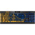 NBA Golden State Warriors Canvas K95 RGB PLATINUM Mechanical Gaming Keyboard Skin