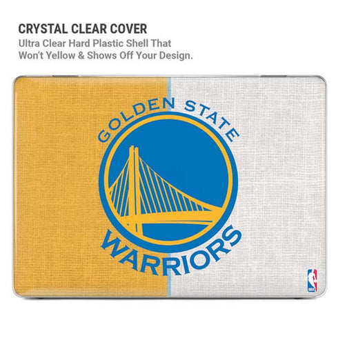 NBA Golden State Warriors Canvas MacBook Pro 14in (2021-24) Case plus Skin