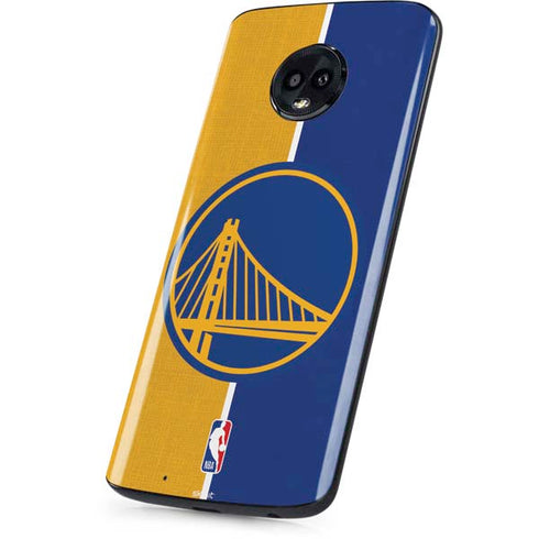 NBA Golden State Warriors Canvas Moto G6 Skin