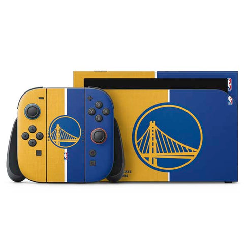 NBA Golden State Warriors Canvas Nintendo Switch 2 (2025) with Joy-Con Skin