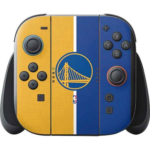 NBA Golden State Warriors Canvas Nintendo Switch 2 (2025) with Joy-Con Skin