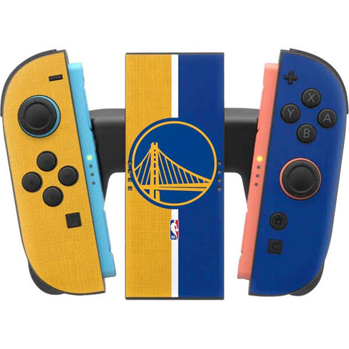 NBA Golden State Warriors Canvas Nintendo Switch 2 (2025) Joy-Con Controller Skin