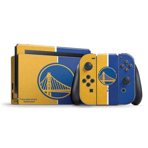 NBA Golden State Warriors Canvas Nintendo Skins
