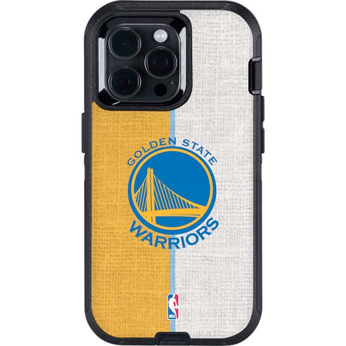 NBA Golden State Warriors Canvas Otterbox Defender iPhone Skin