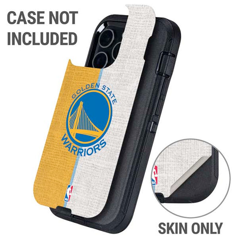 NBA Golden State Warriors Canvas Otterbox Defender iPhone Skin