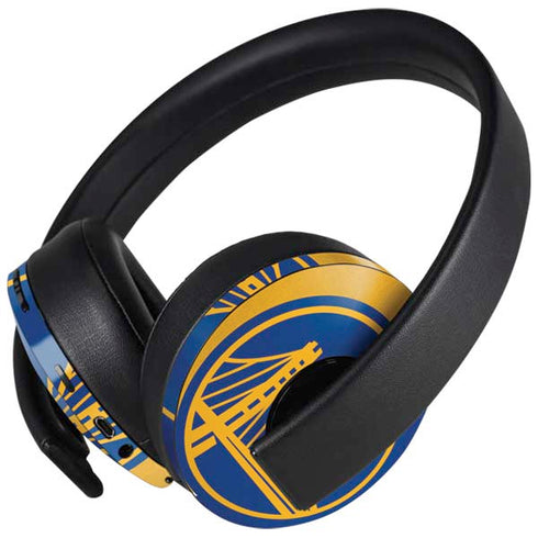 NBA Golden State Warriors Canvas PlayStation 4 Gold Wireless Headset Skin