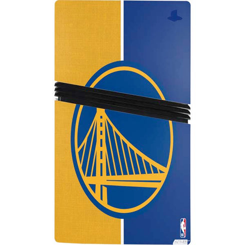 NBA Golden State Warriors Canvas PS5 Pro Console Skin