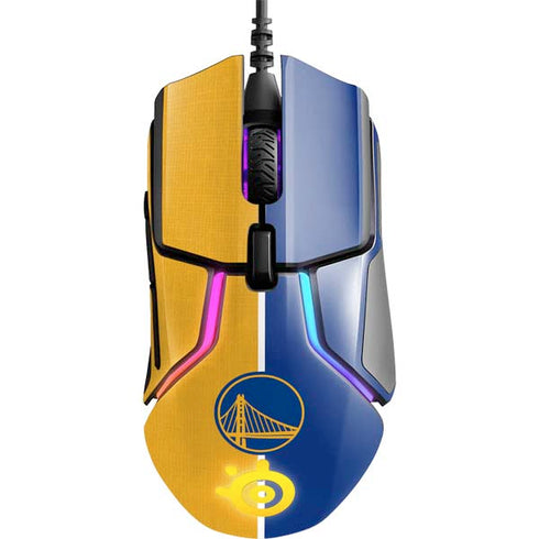 NBA Golden State Warriors Canvas SteelSeries Rival 600 Gaming Mouse Skin