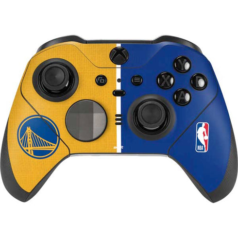 NBA Golden State Warriors Canvas Xbox Elite Wireless Controller Series 2 Skin