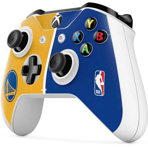 NBA Golden State Warriors Canvas Xbox One S All-Digital Edition Bundle Skin