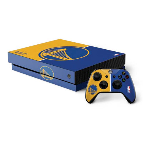 NBA Golden State Warriors Canvas Xbox One X Bundle Skin