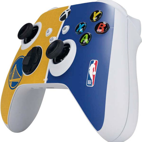 NBA Golden State Warriors Canvas Xbox Series S Controller Skin
