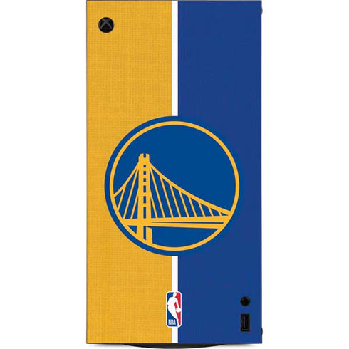 NBA Golden State Warriors Canvas XBox Series X Digital Edition Console Skin