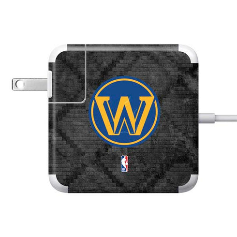 NBA Golden State Warriors Dark Rust 85W Power Adapter (15 and 17 inch MacBook Pro Charger) Skin