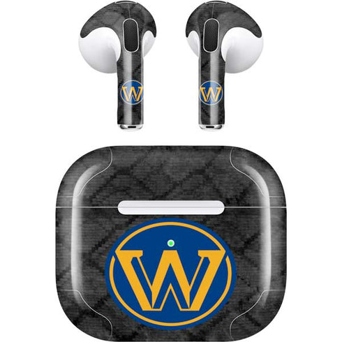 NBA Golden State Warriors Dark Rust Apple AirPods (3rd Gen 2021) Skin