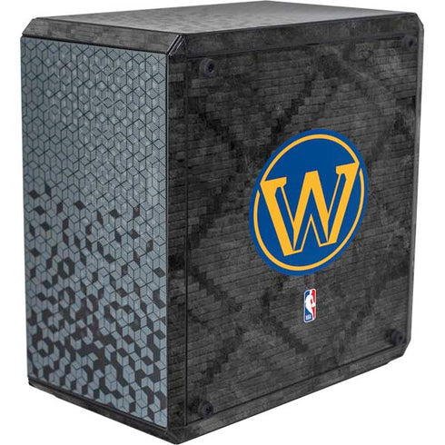 NBA Golden State Warriors Dark Rust Cooler Master MasterBox Q300L Mini Tower Skin