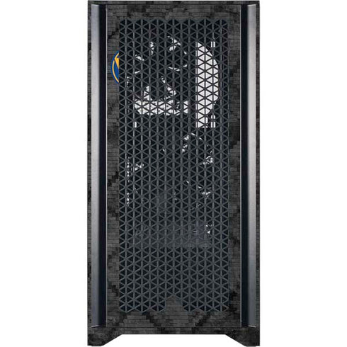 NBA Golden State Warriors Dark Rust Corsair 4000D Tempered Glass Mid-Tower ATX Case Skin