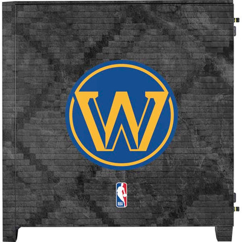 NBA Golden State Warriors Dark Rust Corsair 4000D Tempered Glass Mid-Tower ATX Case Skin